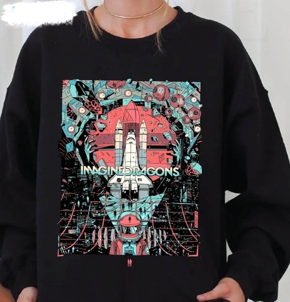 Imagine Dragons Tour Sweatshirt Music Tour Tee